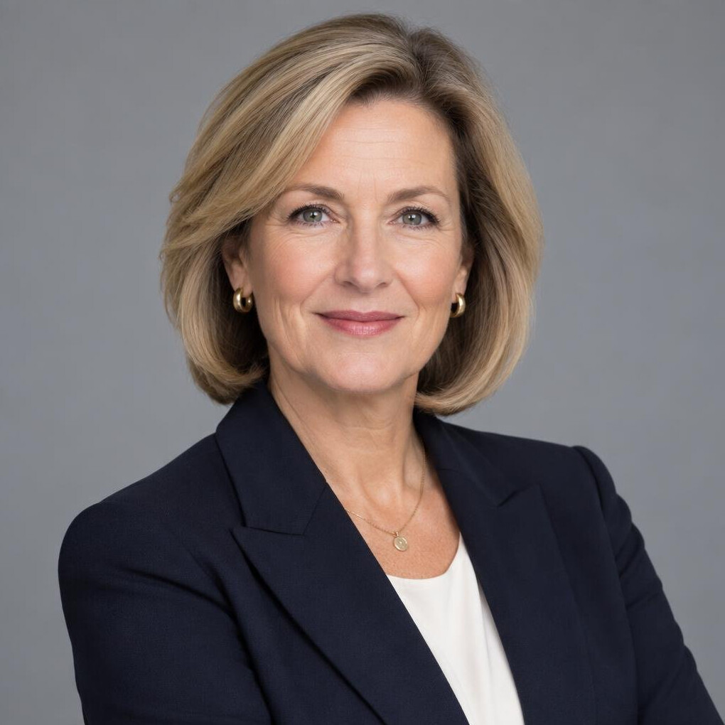 Portrait of a senior female editor
